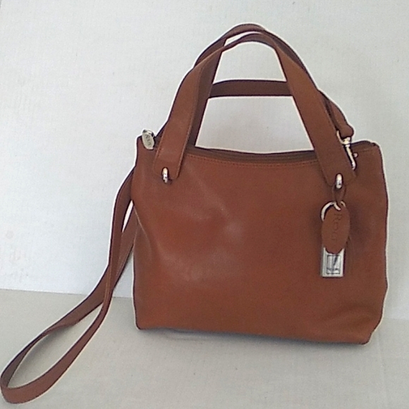 Rolfs Bags Rolfs Brown Leather Crossbody Purse Poshmark